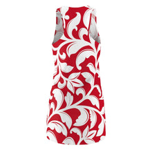 Load image into Gallery viewer, Flower Print Women's Cut & Sew Racerback Dress