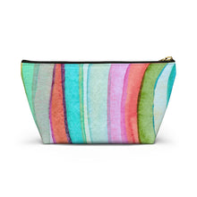 Load image into Gallery viewer, Abstract Custom Made Accessory Pouch w T-bottom