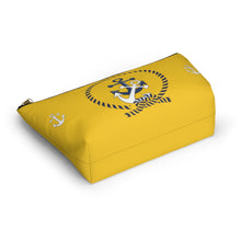 Load image into Gallery viewer, Custom Made Anchor Accessory Pouch w T-bottom