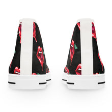 Load image into Gallery viewer, Lip with Cherry Brand Custom Design Women's High Top Sneakers