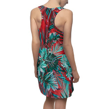 Load image into Gallery viewer, Floral Print Women's Cut & Sew Racerback Dress