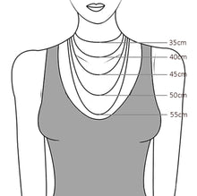 Load image into Gallery viewer, Double Layered Chain Personalized CZ Necklace