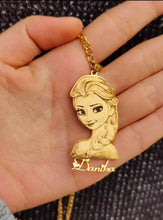 Load image into Gallery viewer, Kid's Cartoon Custom Name Necklace