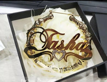 Load image into Gallery viewer, Bamboo Heart Earrings for Women