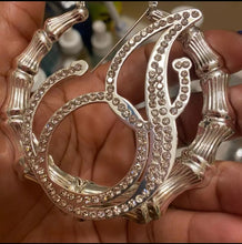 Load image into Gallery viewer, Bamboo Intial Custom Women's Earrings