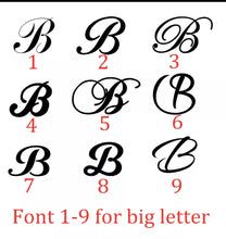 Load image into Gallery viewer, Bamboo Intial Custom Women's Earrings