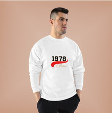 Load image into Gallery viewer, Personalized Varsity Name/Year Unisex Sweatshirt