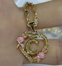 Load image into Gallery viewer, Custom Made Intial Heart ❤️ Jewelry