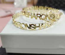Load image into Gallery viewer, Personalized Versace Style Hoop Earrings for Women