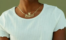 Load image into Gallery viewer, Kid's 18K Gold Plated Cartoon Minnie Mouse Personalized Necklace