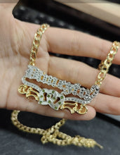Load image into Gallery viewer, Double Plated Heart with Birthstone Custom Made Necklace