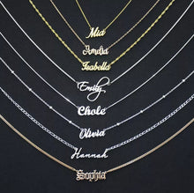 Load image into Gallery viewer, Personalized Pendant Name Necklace