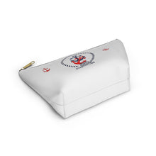 Load image into Gallery viewer, Custom Made Anchor Accessory Pouch w T-bottom