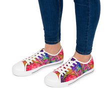 Load image into Gallery viewer, Abstract Print Custom Design Women's Low Top Sneakers