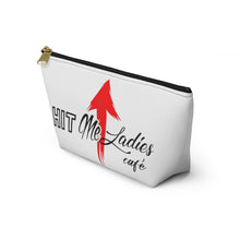 Load image into Gallery viewer, HMU Ladies Brand Accessory Pouch w T-bottom