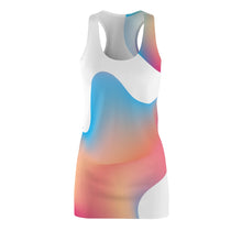 Load image into Gallery viewer, Multicolored Women's Cut & Sew Racerback Dress