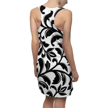 Load image into Gallery viewer, Flower Print Women's Cut & Sew Racerback Dress
