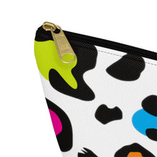 Load image into Gallery viewer, Animal Print Accessory Pouch w T-bottom