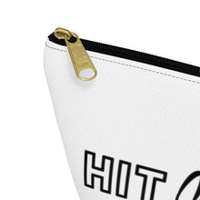 Load image into Gallery viewer, HMU Ladies Brand Accessory Pouch w T-bottom