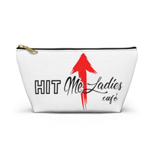 Load image into Gallery viewer, HMU Ladies Brand Accessory Pouch w T-bottom