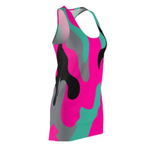 Load image into Gallery viewer, Camouflage Women's Cut & Sew Racerback Dress