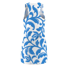 Load image into Gallery viewer, Flower Print Women's Cut & Sew Racerback Dress