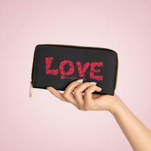 Load image into Gallery viewer, Custom Made Love Print Design Zipper Wallet