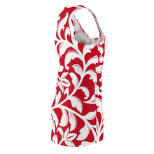 Load image into Gallery viewer, Flower Print Women's Cut & Sew Racerback Dress