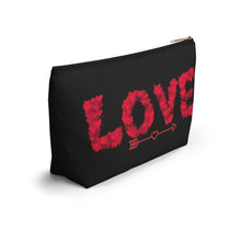 Load image into Gallery viewer, Custom Made Love Accessory Pouch w T-bottom