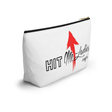 Load image into Gallery viewer, HMU Ladies Brand Accessory Pouch w T-bottom