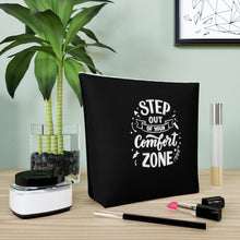 Load image into Gallery viewer, Step Out of your Comfort Zone Print Cotton Cosmetic Bag