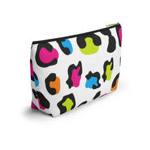 Load image into Gallery viewer, Animal Print Accessory Pouch w T-bottom