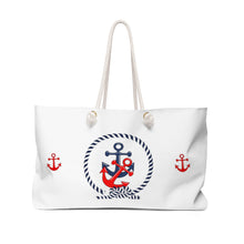 Load image into Gallery viewer, Anchor Custom Design Weekender Bag