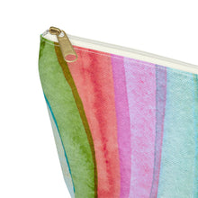 Load image into Gallery viewer, Abstract Custom Made Accessory Pouch w T-bottom