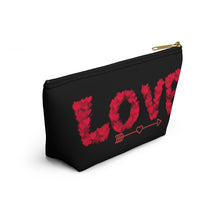 Load image into Gallery viewer, Custom Made Love Accessory Pouch w T-bottom
