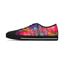 Load image into Gallery viewer, Abstract Print Custom Design Women's Low Top Sneakers
