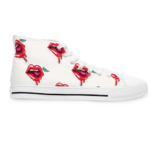 Load image into Gallery viewer, Lip with Cherry Brand Custom Design Women's High Top Sneakers