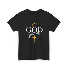 Load image into Gallery viewer, God Got Me Shirt, Christian T Shirt Women, Faith Based Tee, Religious Shirt, Minimalist Christian Shirt, Inspirational Graphic Tee, Church Outfit, Gift for Her/Him
