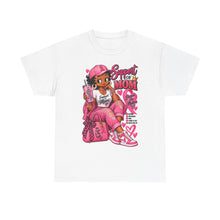 Load image into Gallery viewer, T-Shirt — Support of a Mom Pink Crewneck Tee ("Support of Mom" Graphic)
