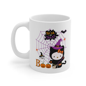 Hello Kitty Halloween Trick or Treat Ceramic Mug 11oz