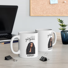 Load image into Gallery viewer, Personalized Custom Photo with Name Hello Gorgeous Ceramic Mug 11oz
