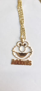 Elmo Personalized Necklace