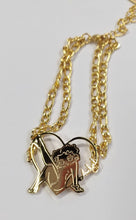 Load image into Gallery viewer, Iconic Betty Boop Double Layered Personalized Heart Pendant Bracelet
