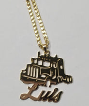 Load image into Gallery viewer, Truck Driver Personalized Necklace
