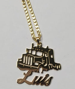 Truck Driver Personalized Necklace