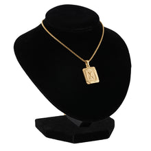 Load image into Gallery viewer, 18k Gold Initial Pendant Necklace
