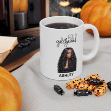 Load image into Gallery viewer, Personalized Custom Photo with Name Hello Gorgeous Ceramic Mug 11oz
