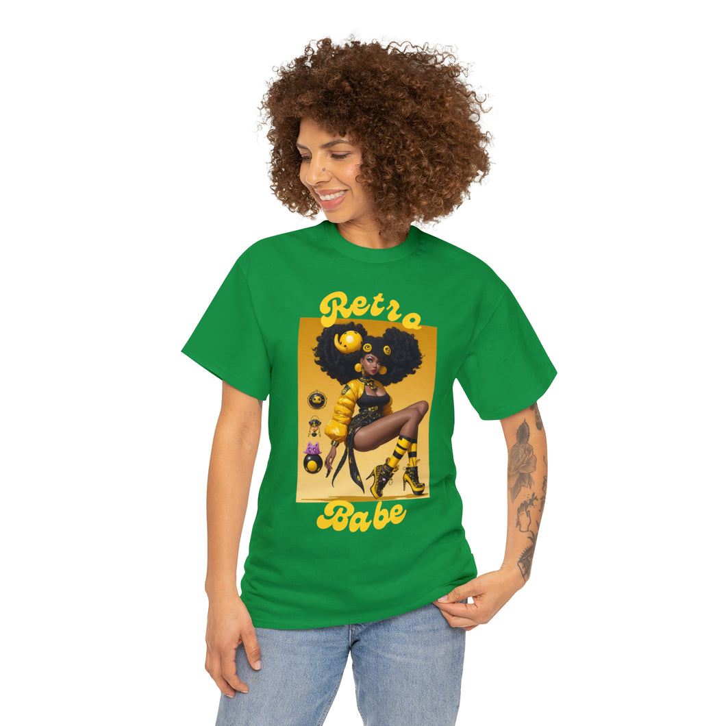 Retro Babe Unisex Heavy Cotton Tee