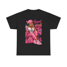 Load image into Gallery viewer, T-Shirt — Support of a Mom Pink Crewneck Tee ("Support of Mom" Graphic)
