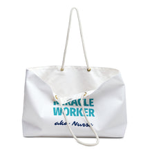 Load image into Gallery viewer, Miracle Worker Nurse  Custom Made Overnight Tote
